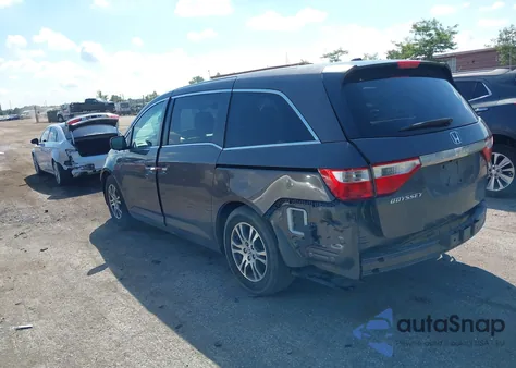 2012 Honda Odyssey Ex-L from USA, damaged, VIN 5FNRL5H66CB067924